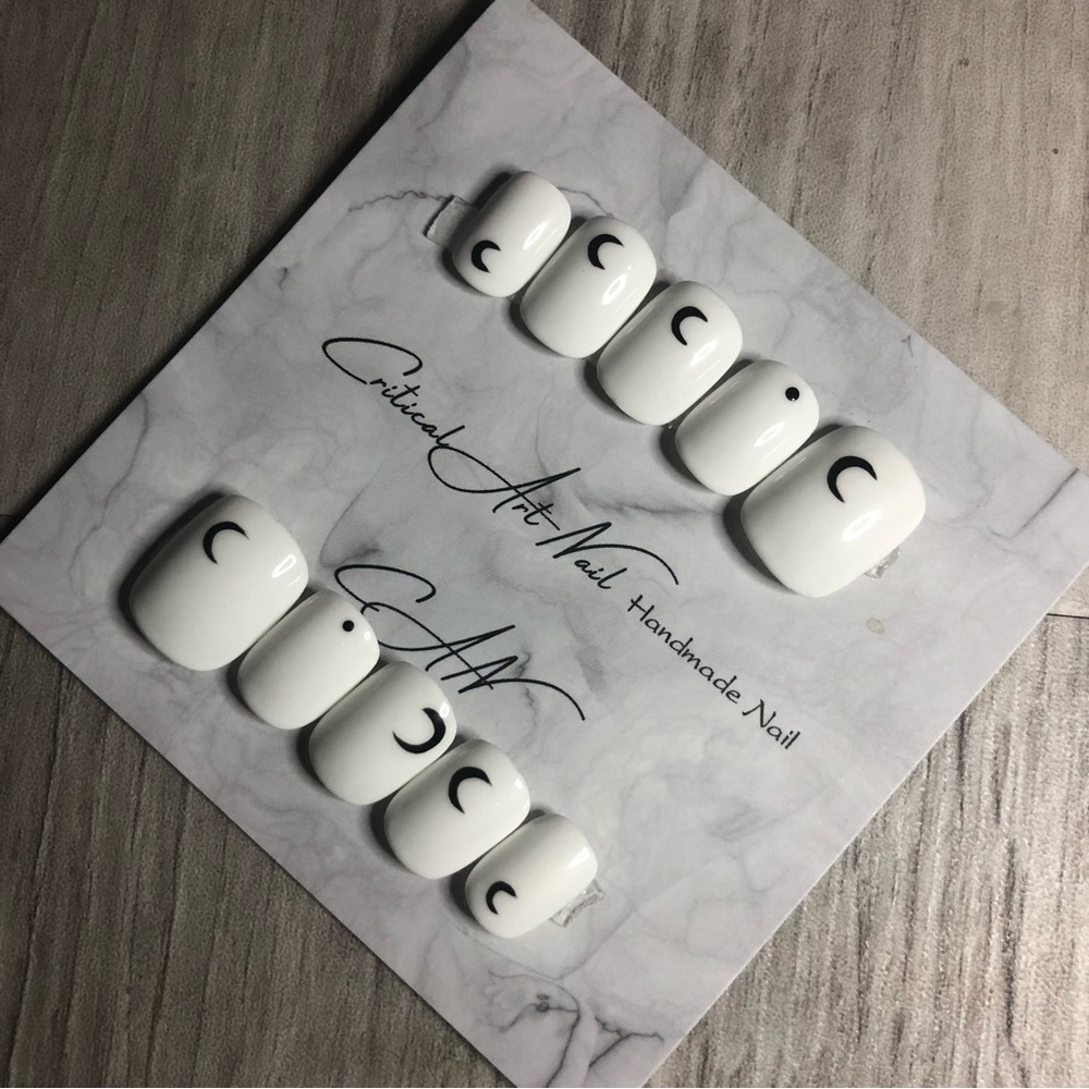 handmade gel nail, gem nails, acrylic press on nail, fake nail